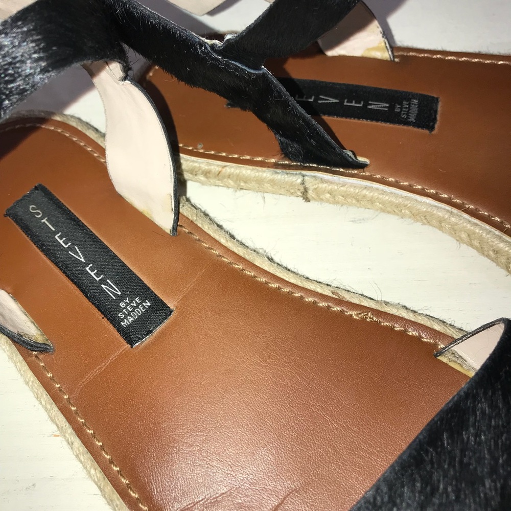 SOLD-Steven by Steve Madden Cowhair Sandals - Picture 7 of 7